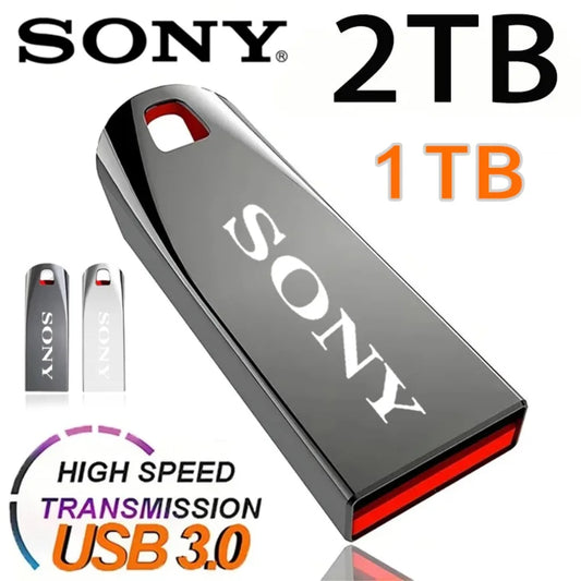 SONY Original Flash Drives 2TB USB 3.0 Mini High Speed Metal Pendrive 1TB Stick Portable Drive Waterproof Memoria Storage U Disk